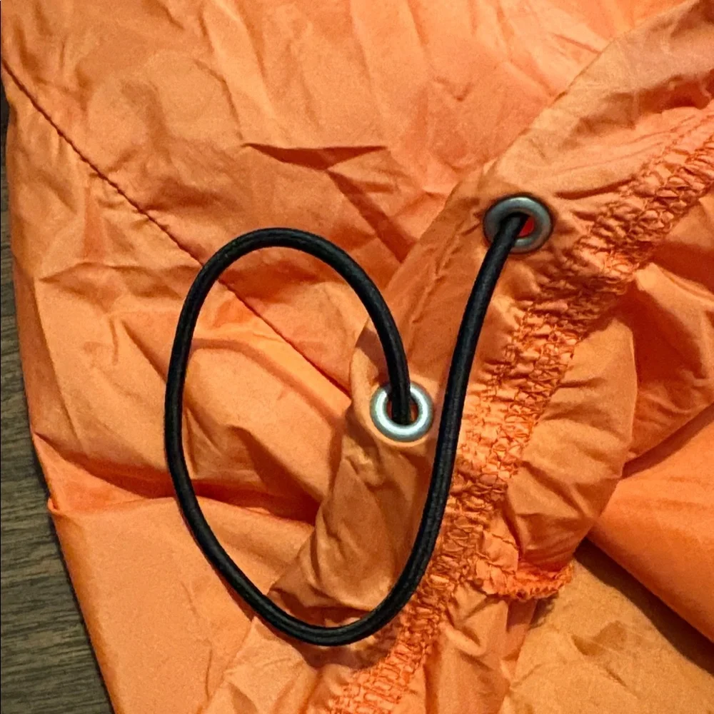 Obermeyer Swifter Large Orange Nylon Windbreaker